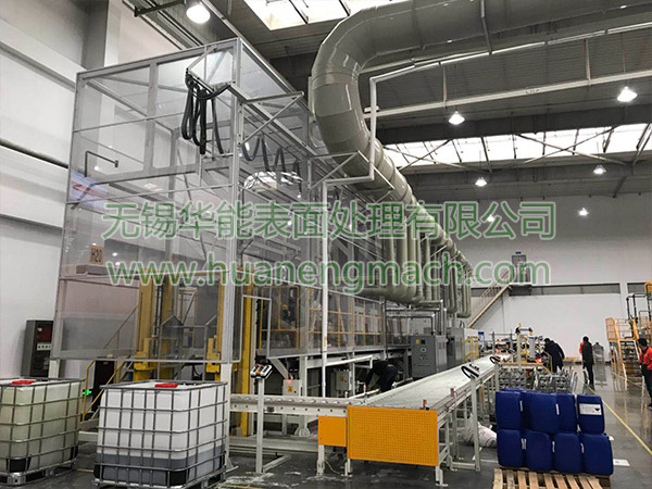 华能公司为吉利汽车提供一条高标准7DCT变速箱自动磷化线！