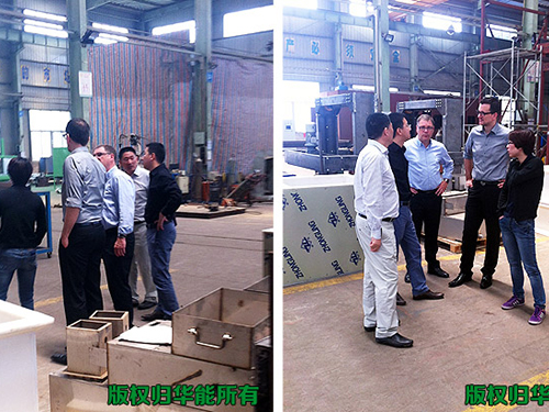  德国客户来华能进行考察和合作磷化线项目（图）